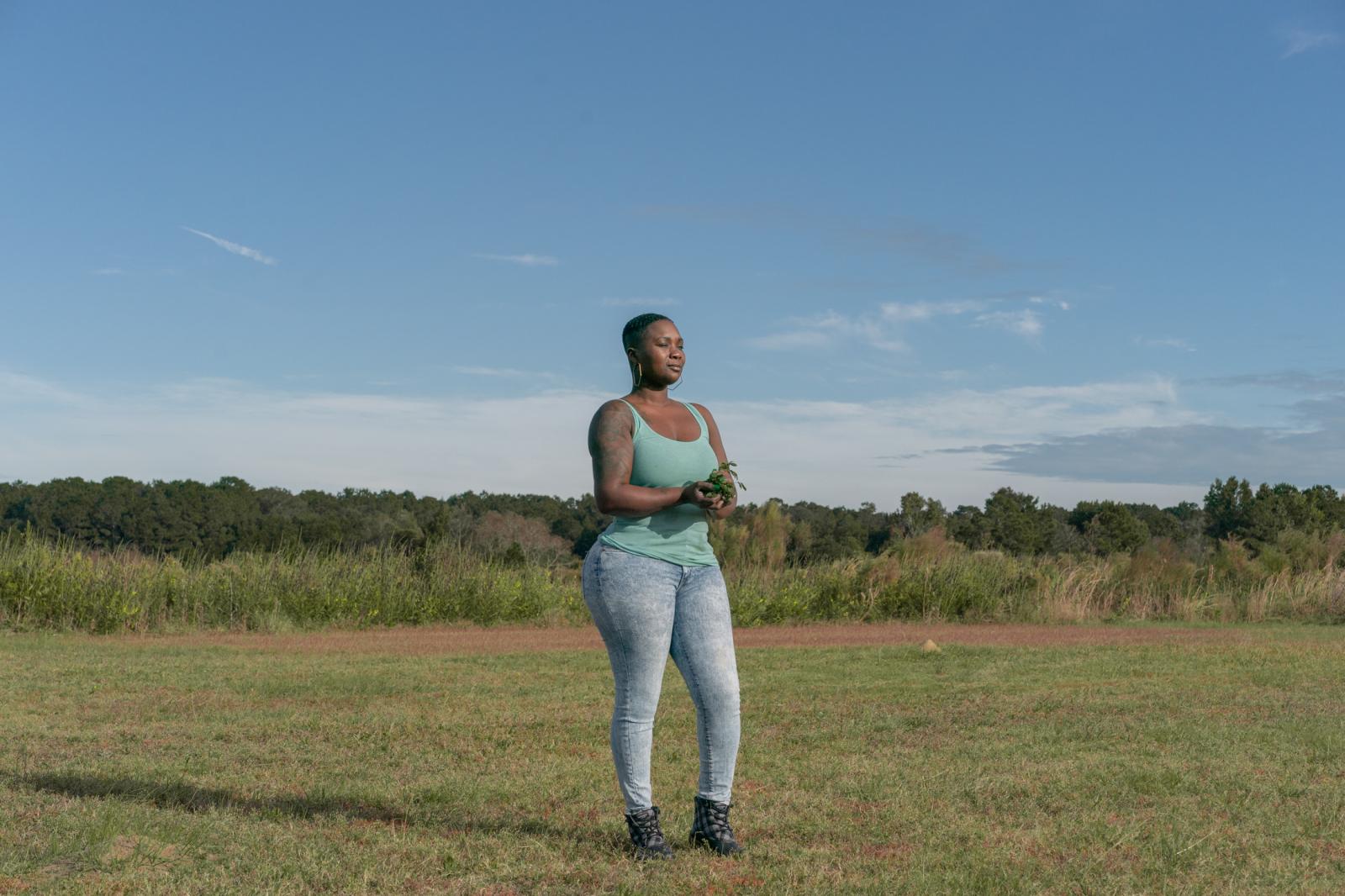 Portrait of Sheena Myers, a thi...the Lowcountry, South Carolina.