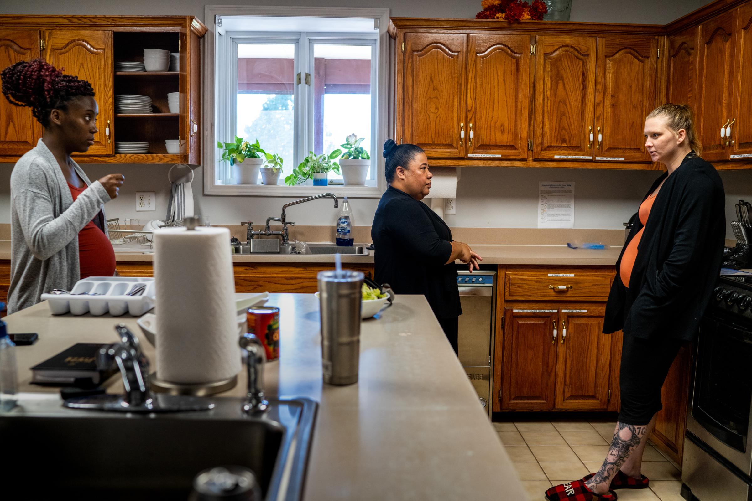 A House Full of Blessings - Michalia Williams, far right, tells Nini Mitchell and Sr....