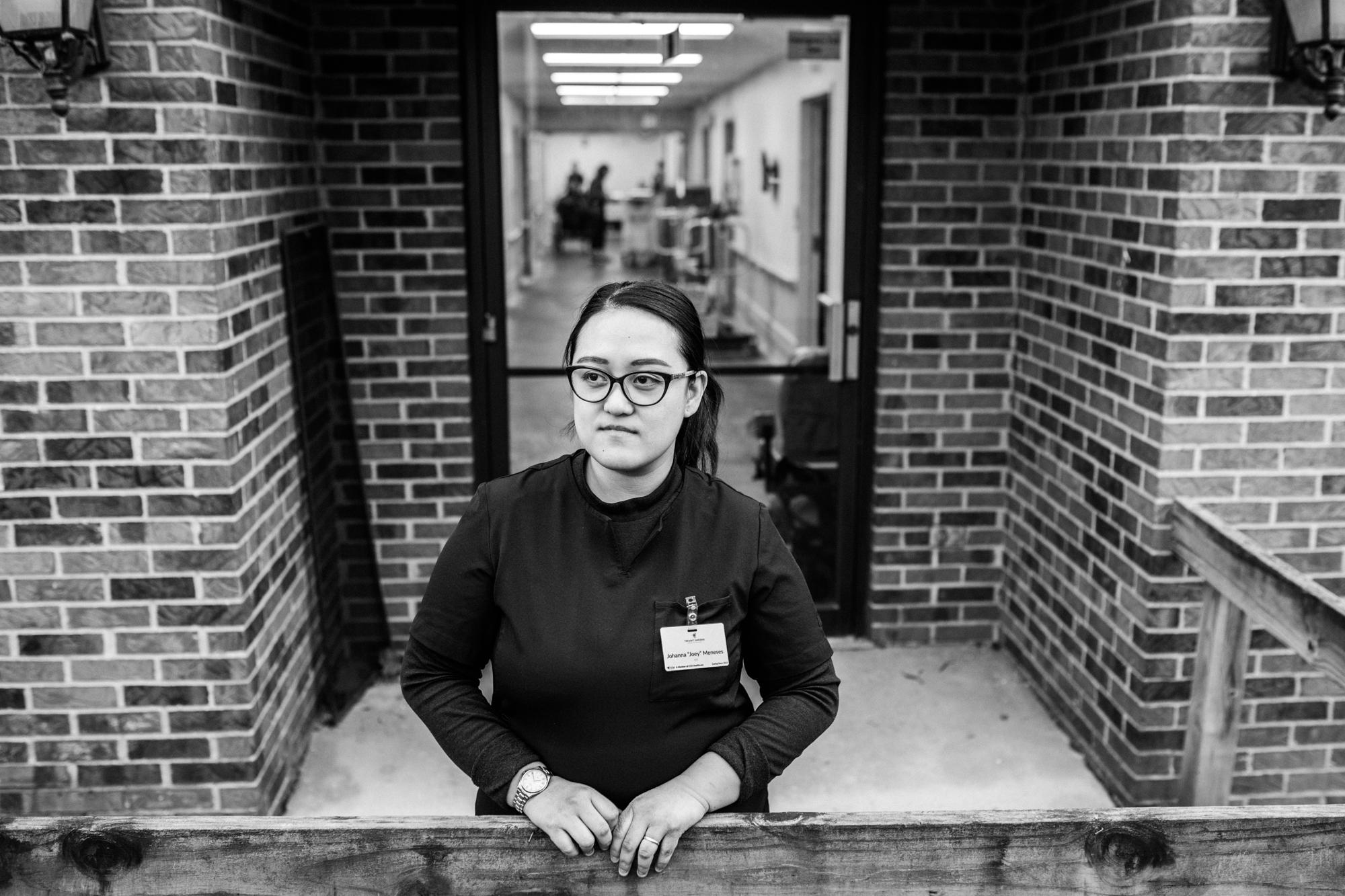 Ohio Nurses - NORWALK, OH - MARCH 5, 2023: Johanna Meneses, 32, poses...
