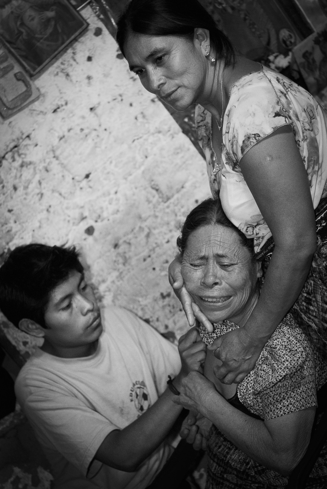 Maya Healers Photos -  Jose Maria Yool Gonzalez, child healer, working on his...