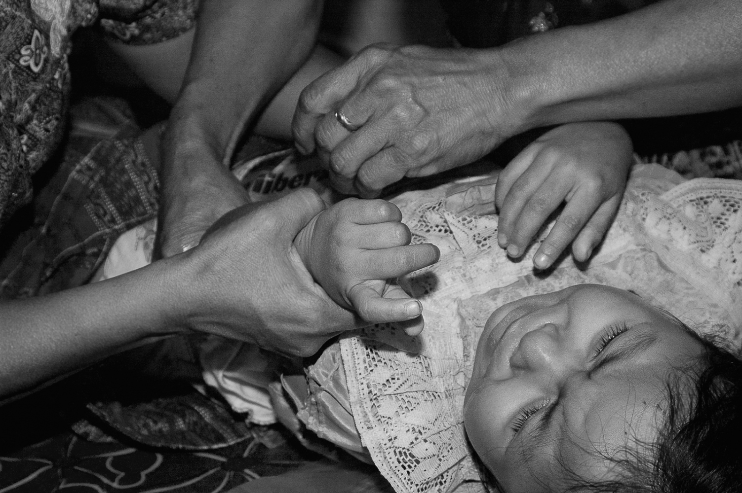 Maya Healers Photos -  Child being healed 