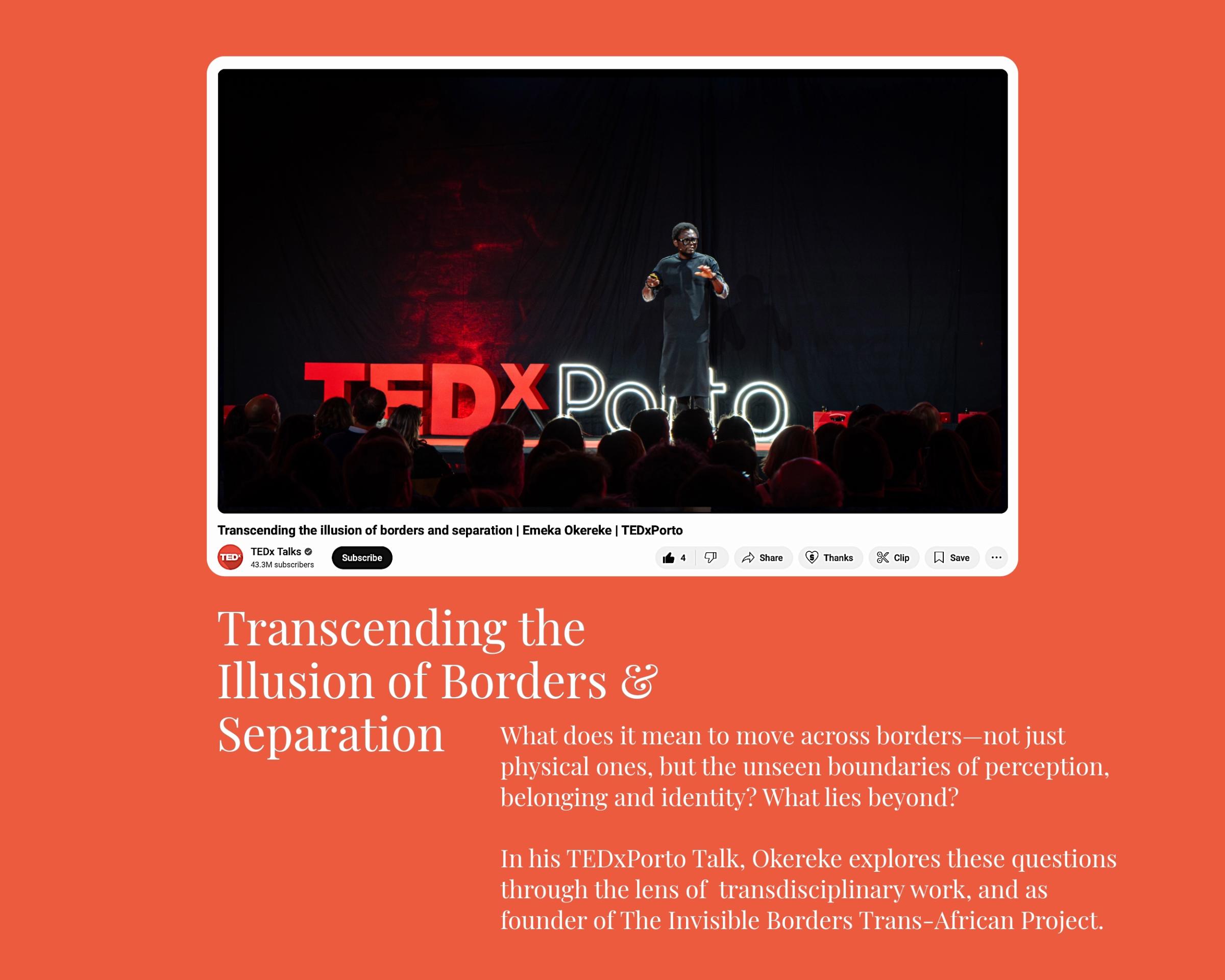 TEDxPorto 2025 presents Emeka Okereke -  
