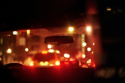 Image from VII: A Dream of a House Within a House -  Taxi cab fare, Brooklyn, NY 