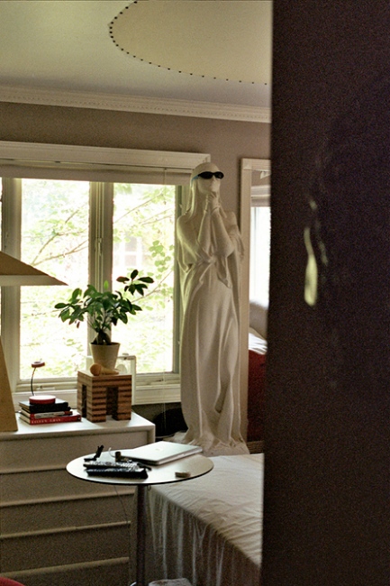 Image from VII: A Dream of a House Within a House - Madonna in the bedroom, Southampton, NY