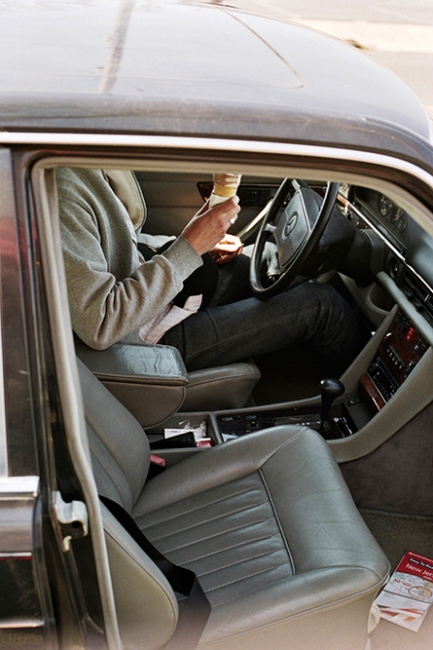 Image from VI: Afterwards -  Malcolm eating ice cream in his car, Belmar, New Jersey 