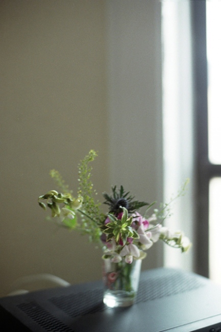 Image from VII: A Dream of a House Within a House -  Birthday flowers, Brooklyn, NY 