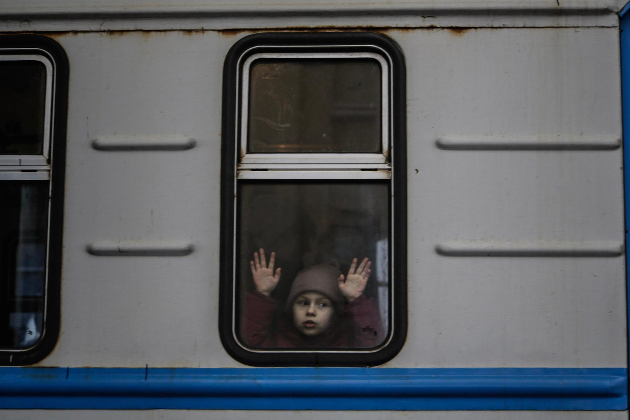 Infotalqual Refugiados entre Ucrania y Polonia