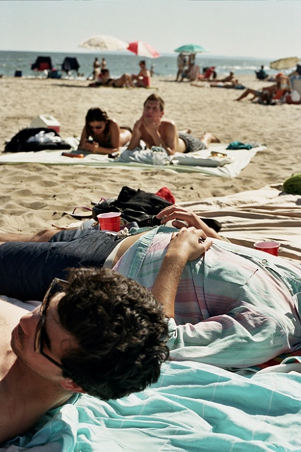 Image from IX: Dead Clade Walking -  Peter and Malcolm at the beach, Brooklyn, NY 