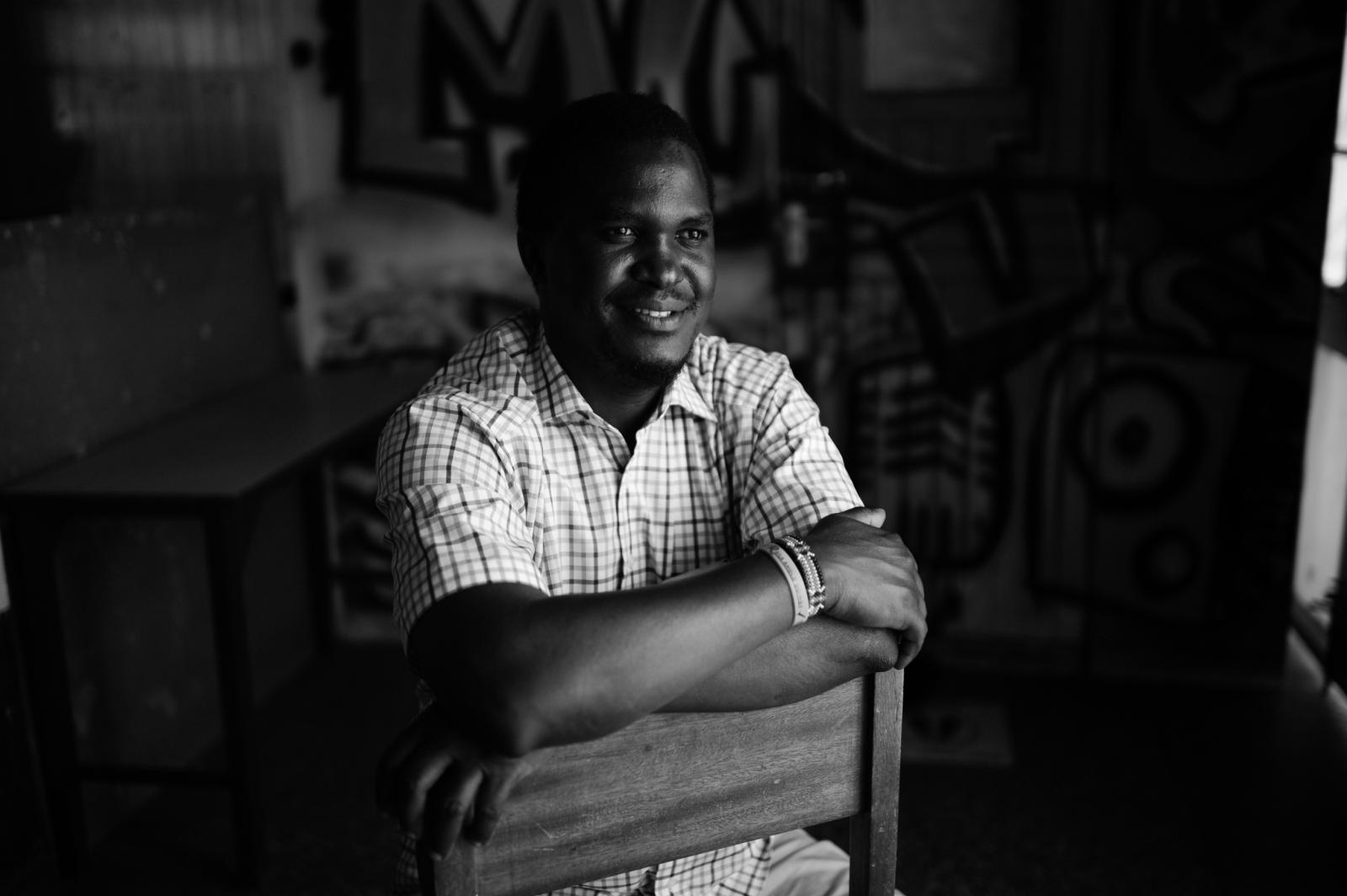 Owino Kotieno, former member of... that aim at developing Kibera.