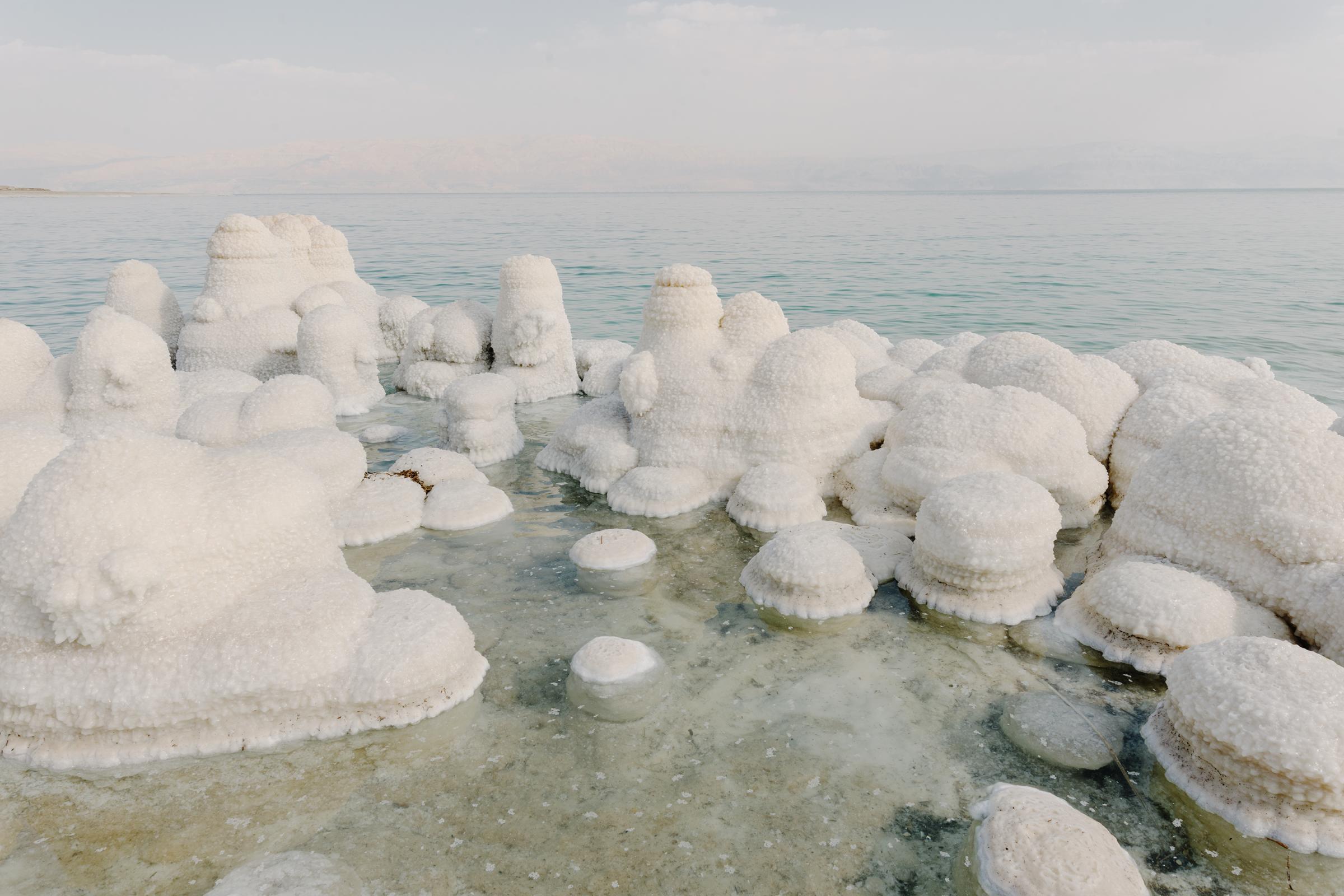 NPR - What is killing the Dead Sea? - Salt formations are revealed where the Dead Sea waters...
