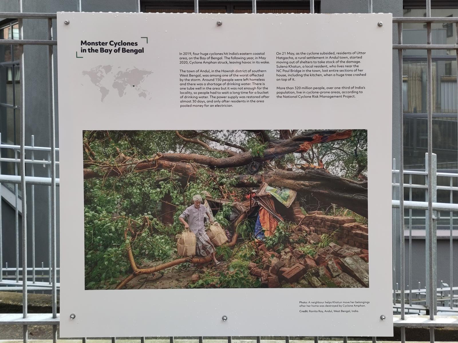 DCU Centre for Climate and Society climate justice photo exhibition