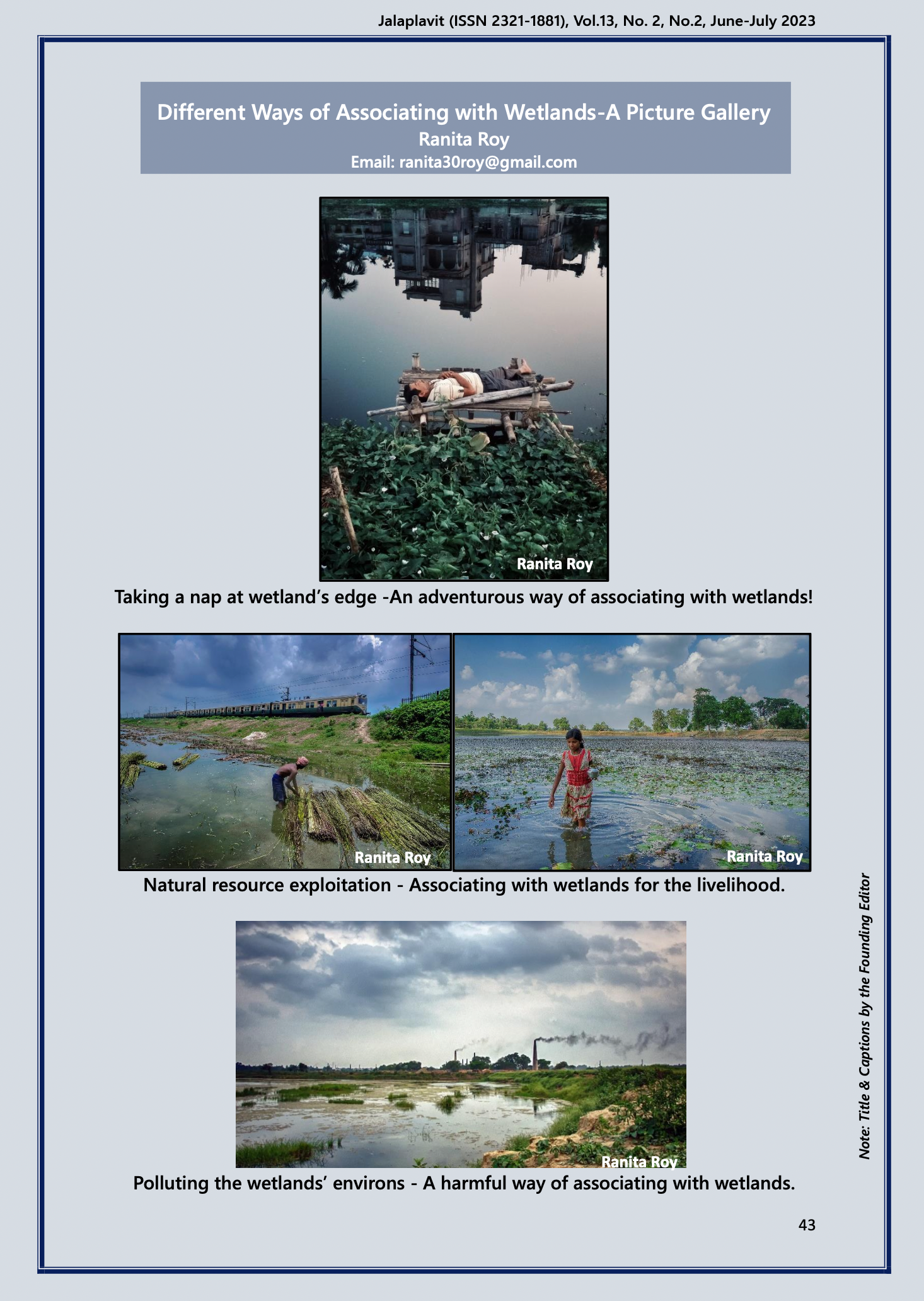 Published on Jalaplavit (ISSN 2321-1881) on Wetland. 