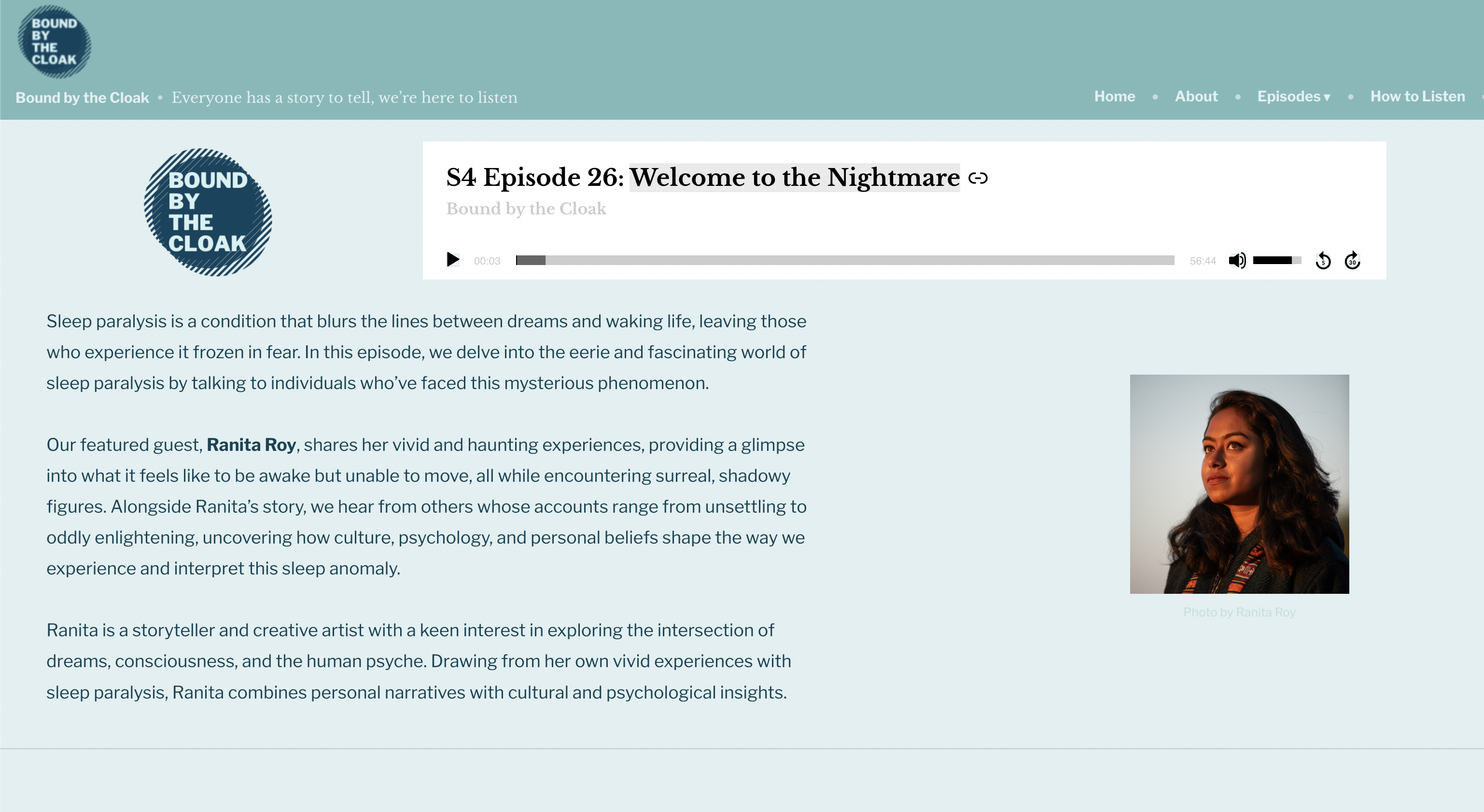 Podcast Bound by the cloak_Welcome to the Nightmare