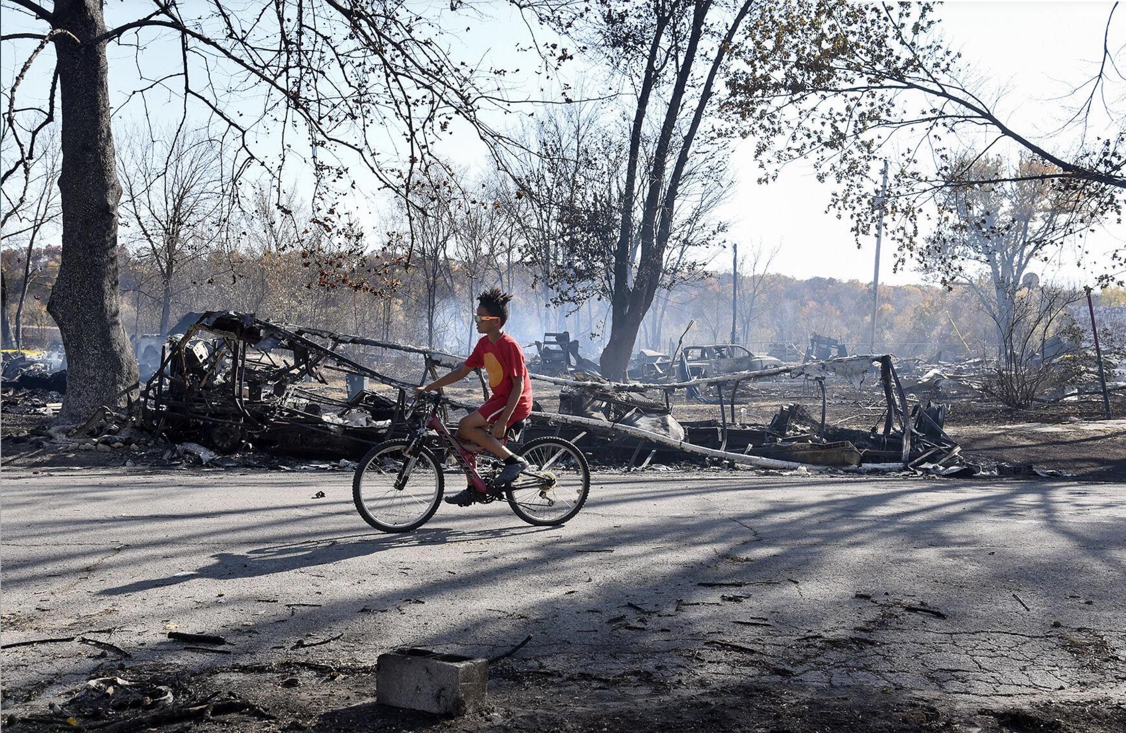 No relief:  Lack of government help leaves fire survivors relying on donations