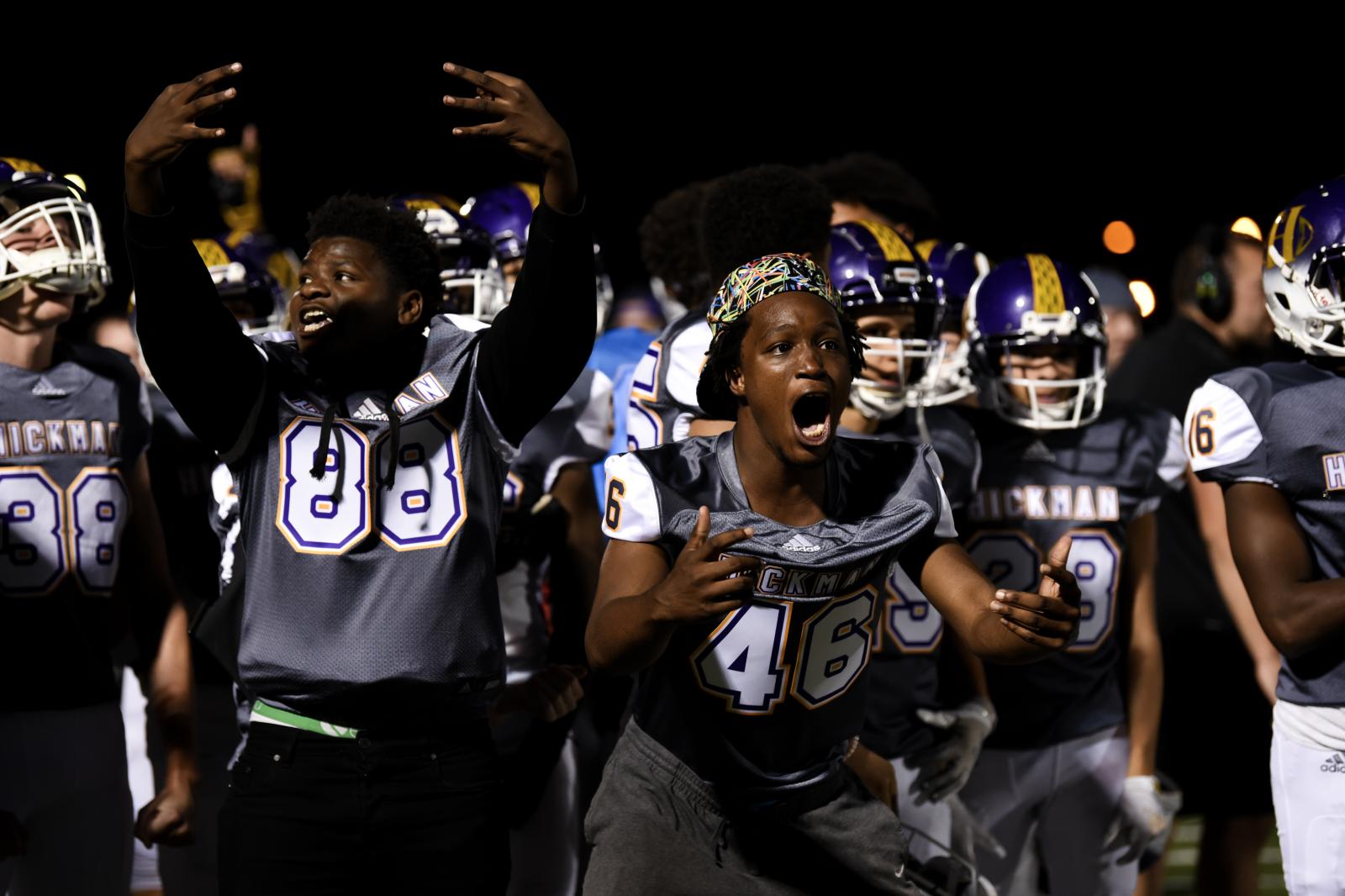 Image from Sports - Hickman High School players scream “That’s...