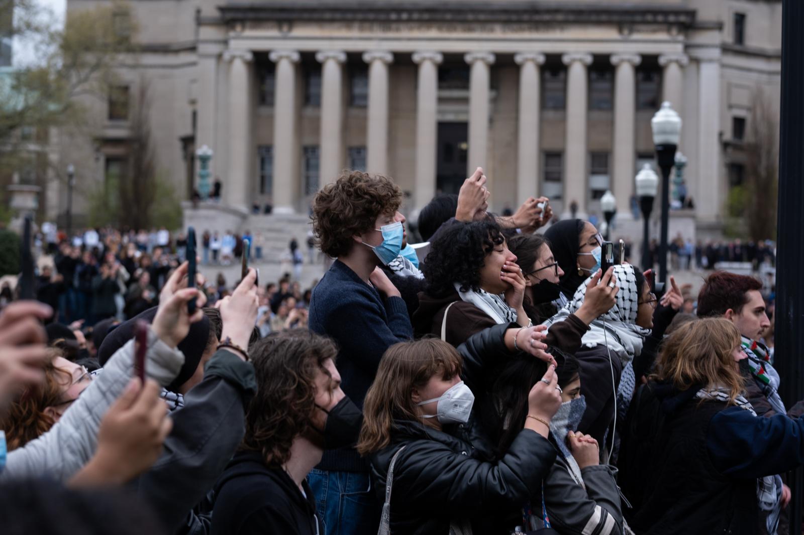 Columbia University students re...ouche Shafik&#39;s request.