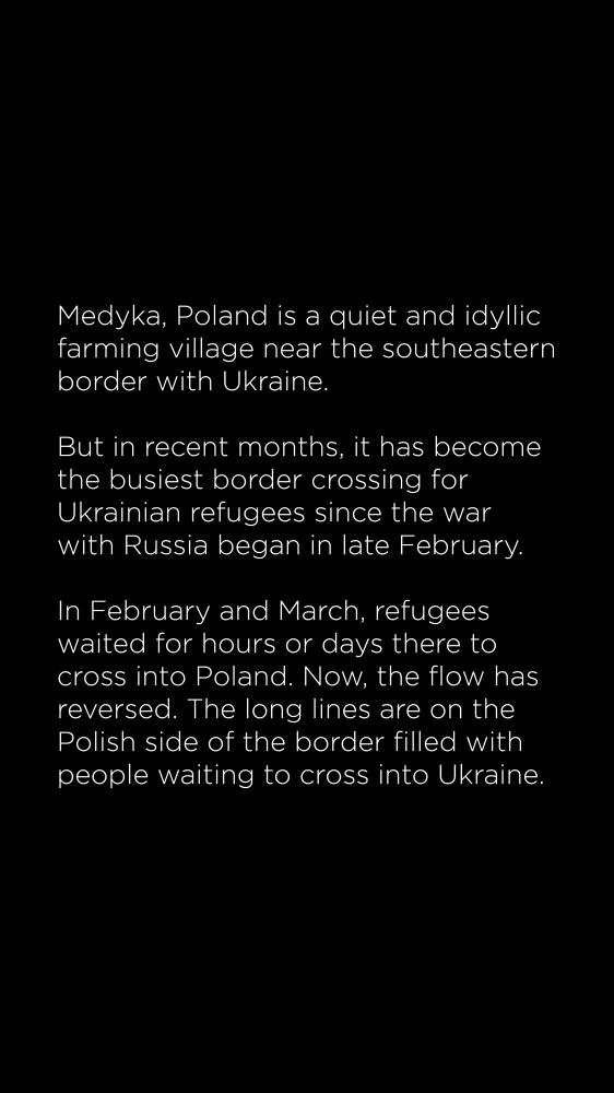 Millions rushed to leave Ukraine. Now the queue to return home stretches for miles