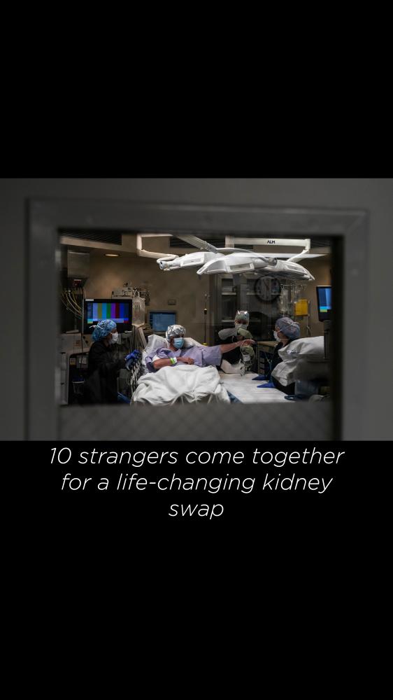 10 strangers come together for a life-changing kidney swap