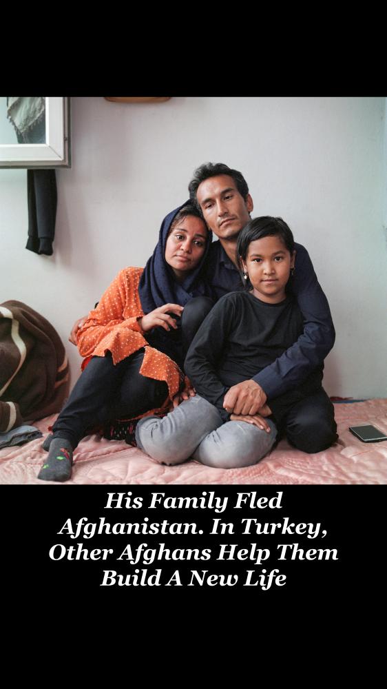 His Family Fled Afghanistan. In Turkey, Other Afghans Help Them Build A New Life