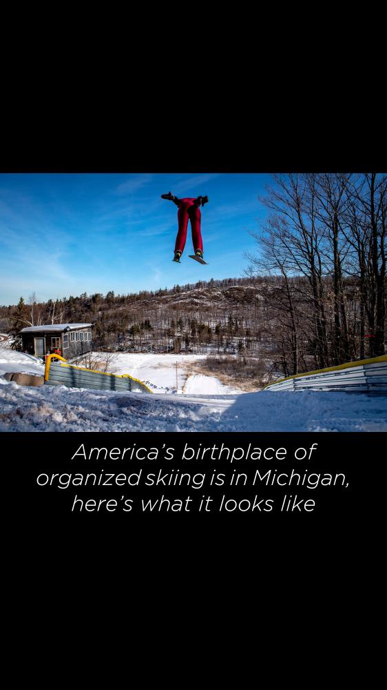 America's birthplace of organized skiing is in Michigan, here's what it looks like