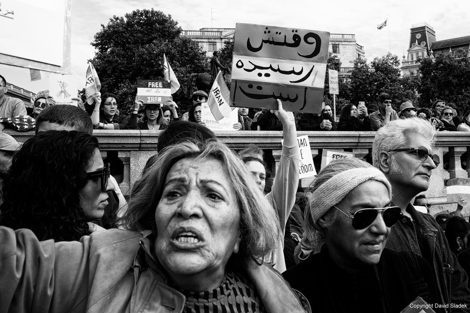 Iran Revolution protests, London, 2022