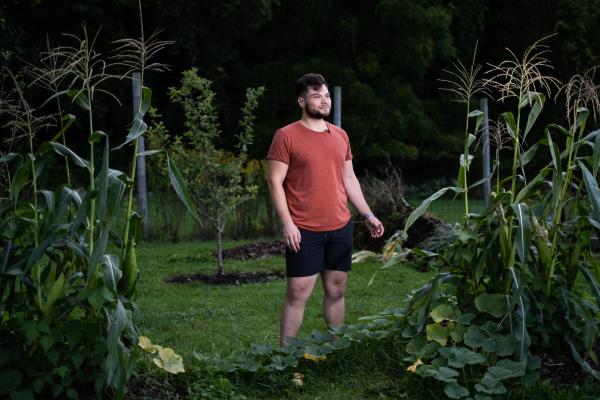 Image from Recent Work - Ethan Tyo grows a Three Sisters garden at the community...