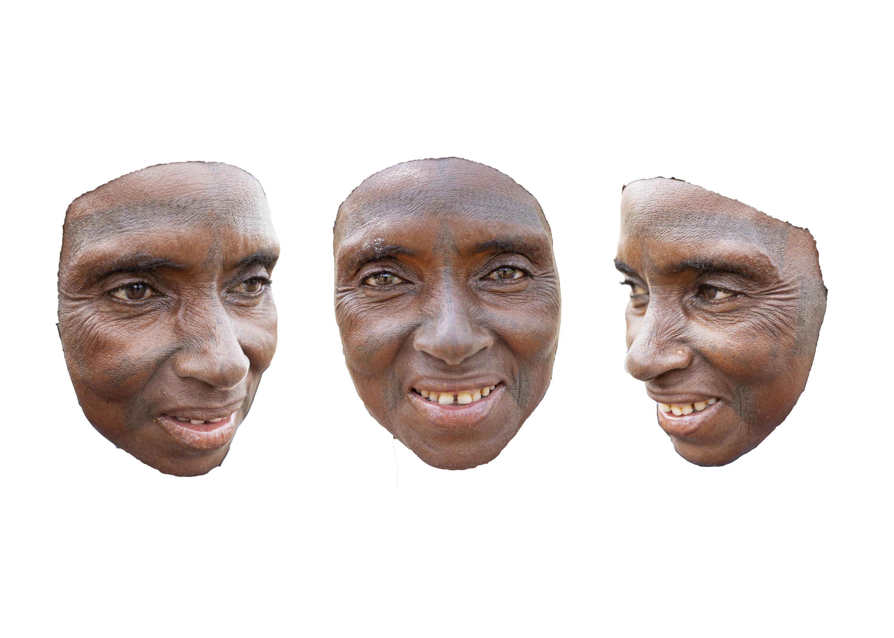 Kwalliya -The Evolution - Dija's facial right view, front view and left view...