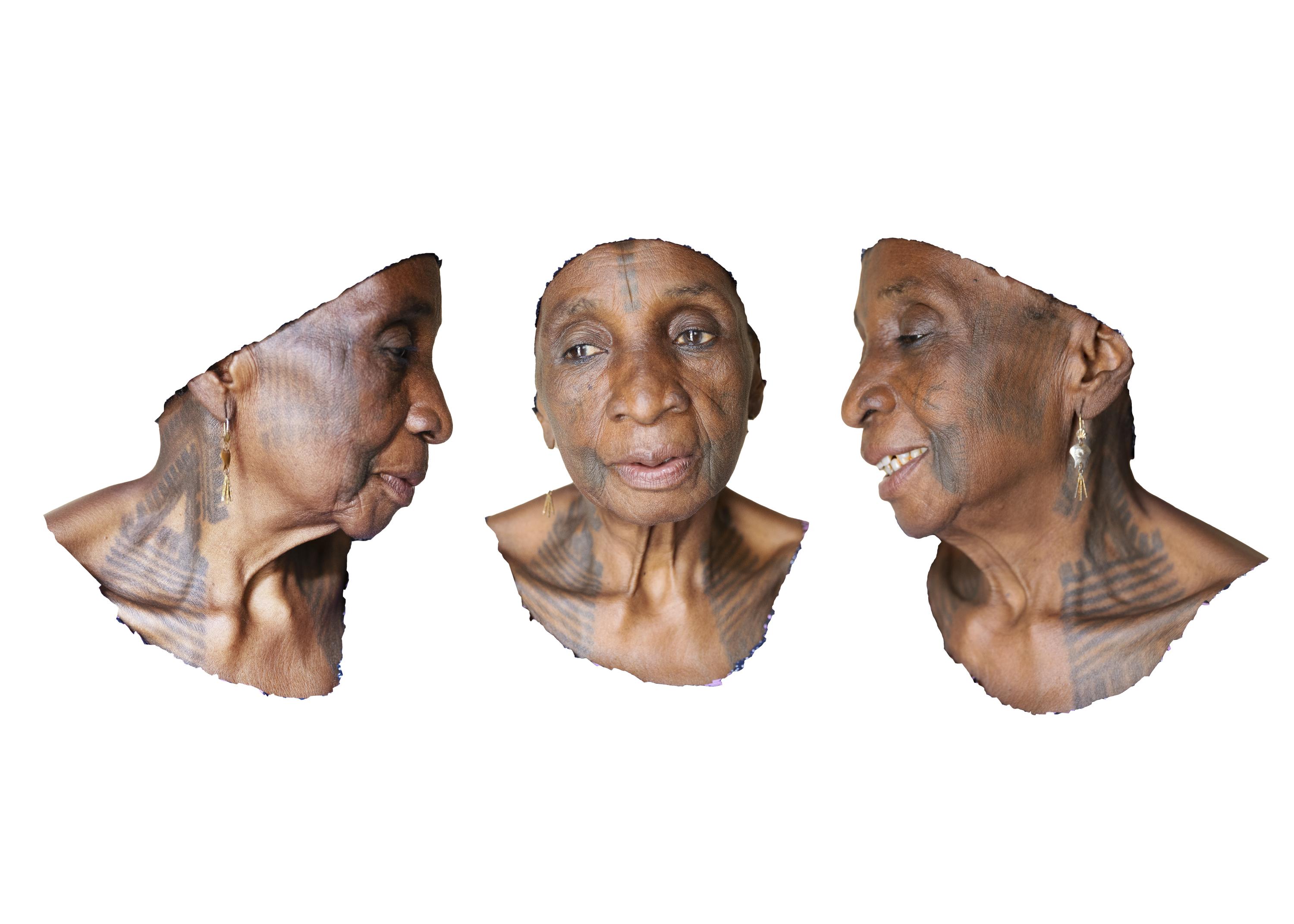 Kwalliya -The Evolution - Fatima is pictured with her cultural tattoos adorning her...