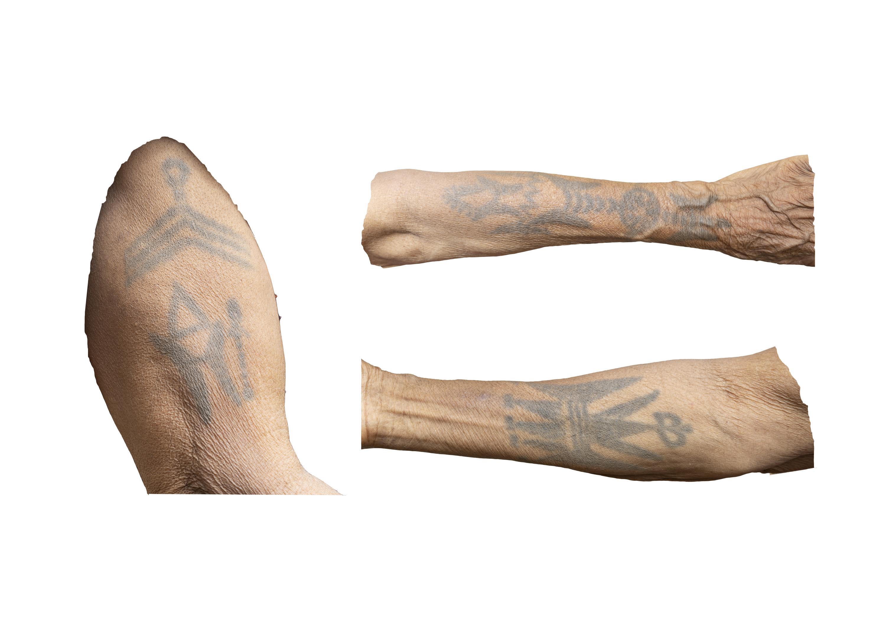 Kwalliya -The Evolution - Cultural tattoos adorning arms pictured in this image...