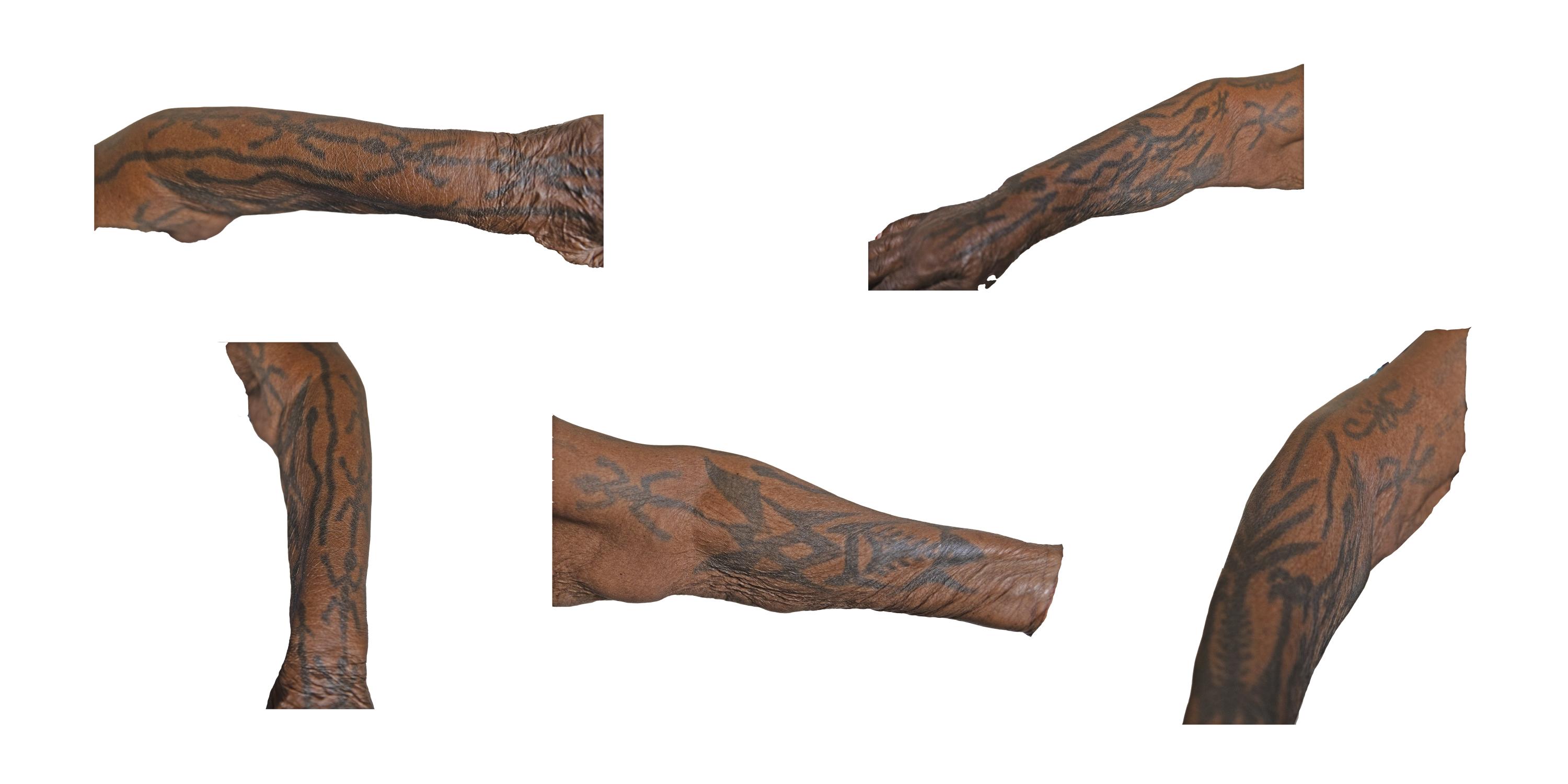Kwalliya -The Evolution - Cultural tattoos adorning arms pictured in this image...