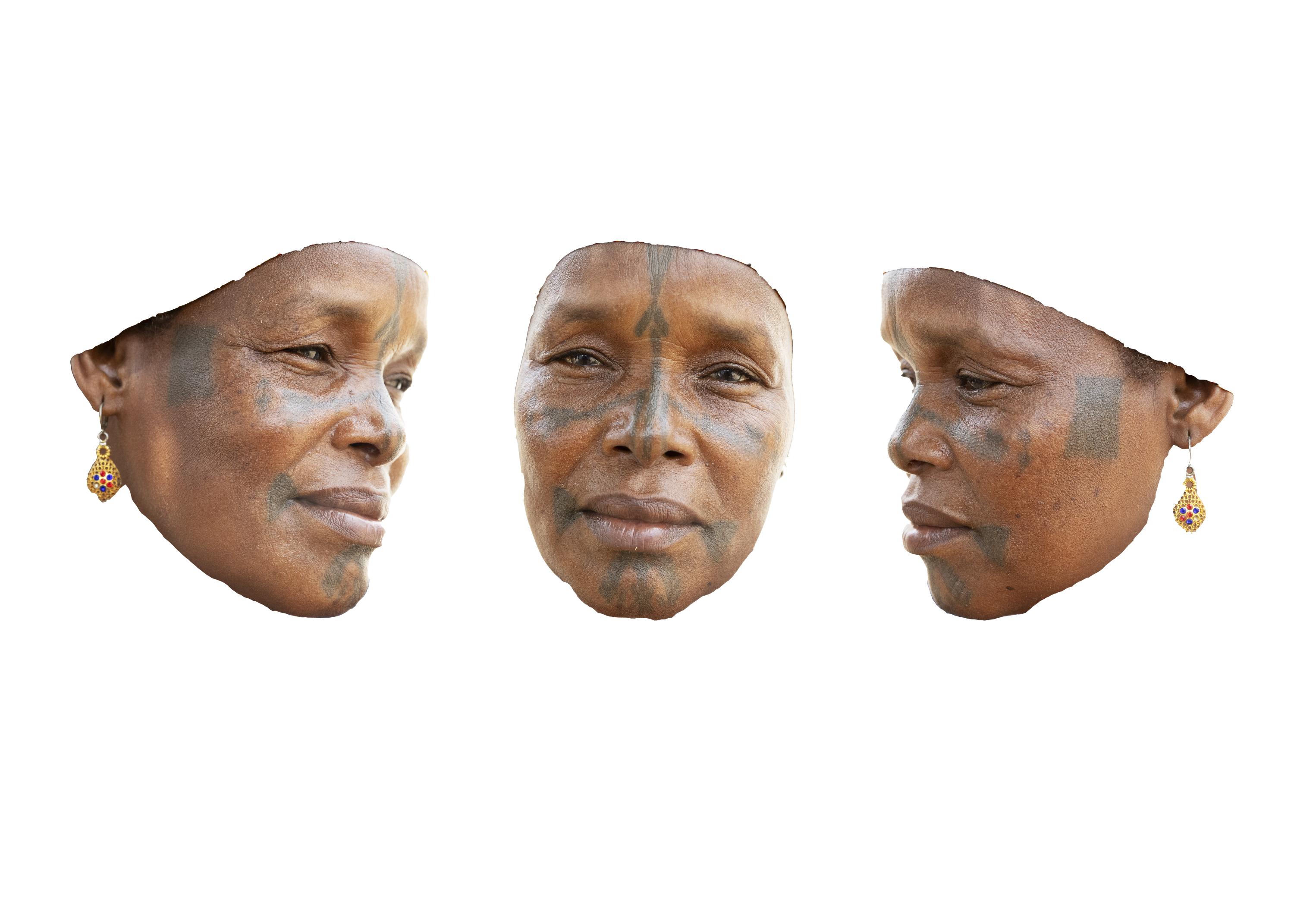Kwalliya -The Evolution - Safiya's facial right view, front view and left view...
