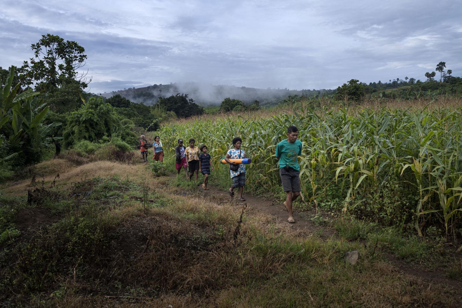 The Agta community of Dunoy, le...fforts. San Mariano Philippines