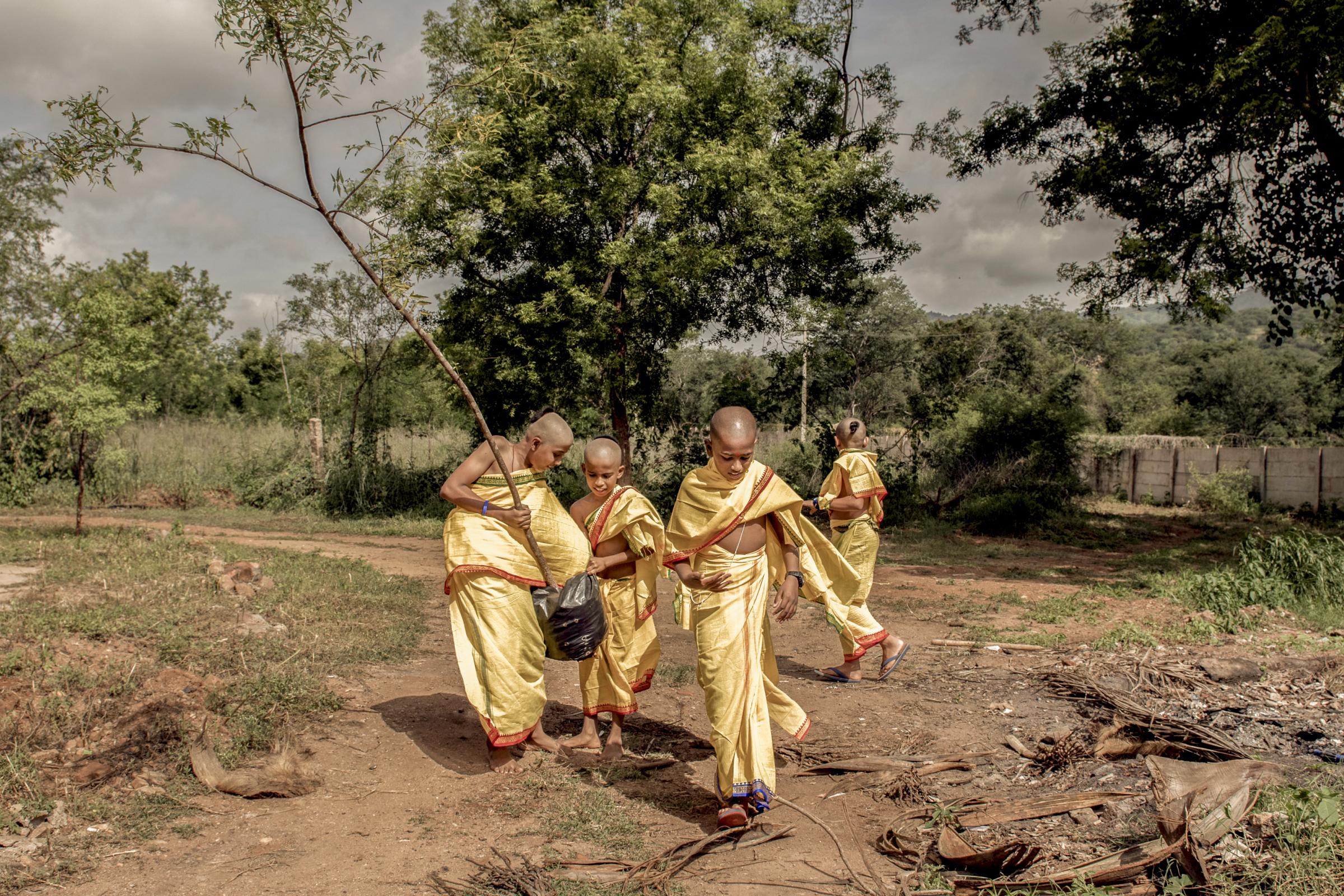 Gurukula - Ancient seers developed the concept of tree worship in...