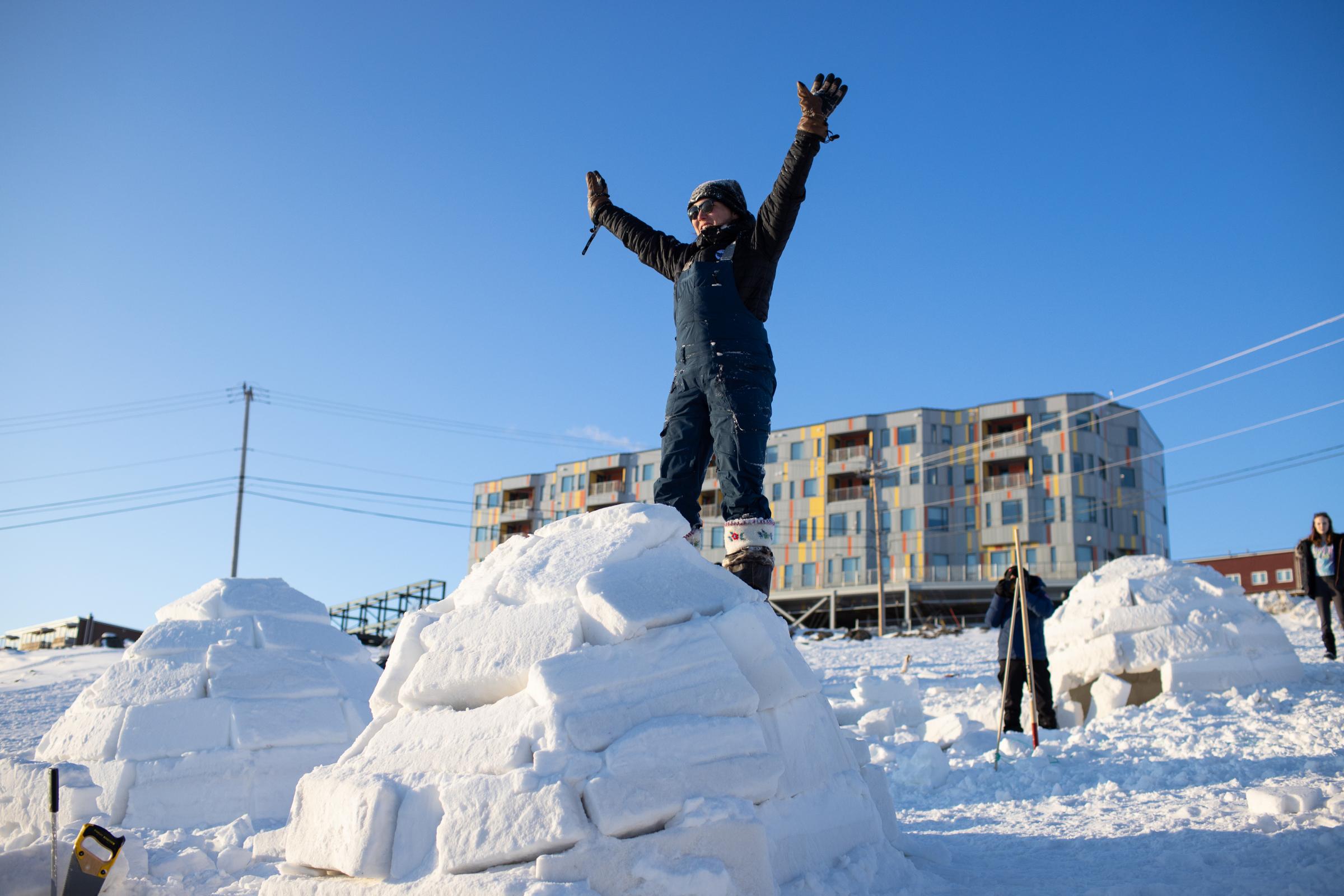 An Arctic blast - At the Toonik Tyme festival in Iqaluit, Andrea Andersen...