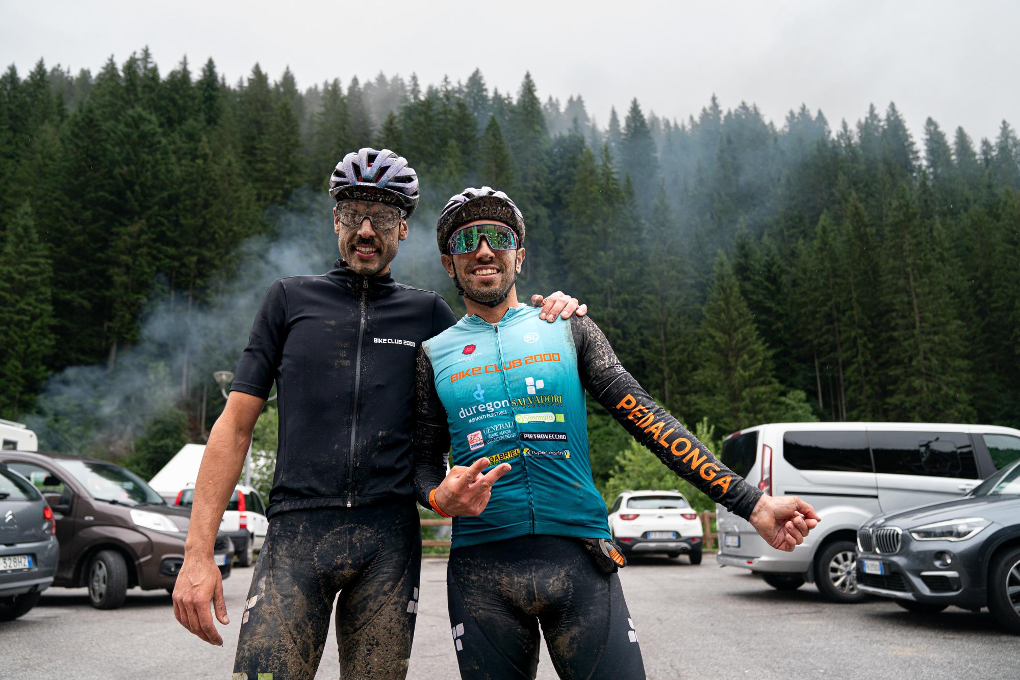 "Pedalonga" mountain bike race in the Italian Alps