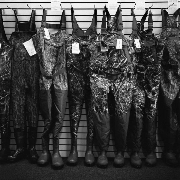 We had to know who we were; We had to know who we weren't -  Interior of Security Sporting Goods,  Alexandria, Louisiana