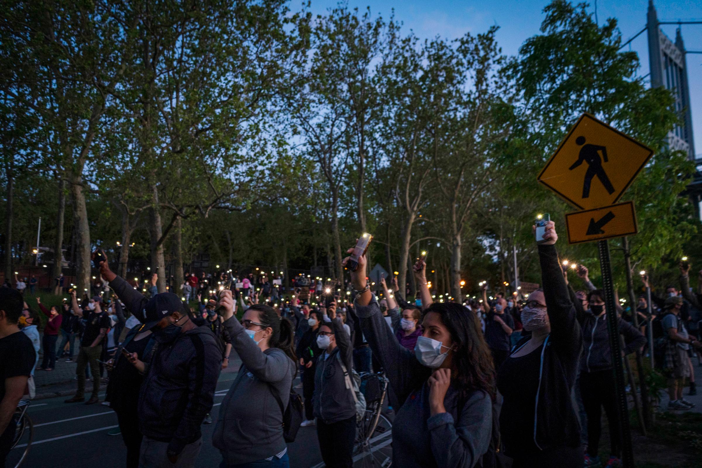 Black Lives Matter Movement 2020 - Hundreds gathered at Astoria Park to honor the memory of...