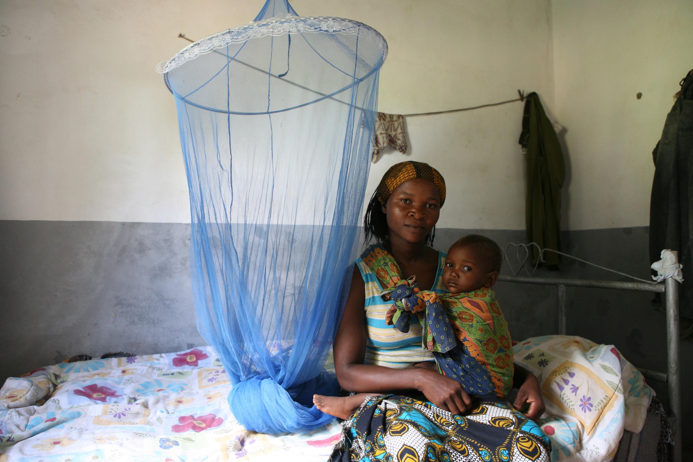Malaria - Aurelia Luis, with a chinese made not treated net, bought...
