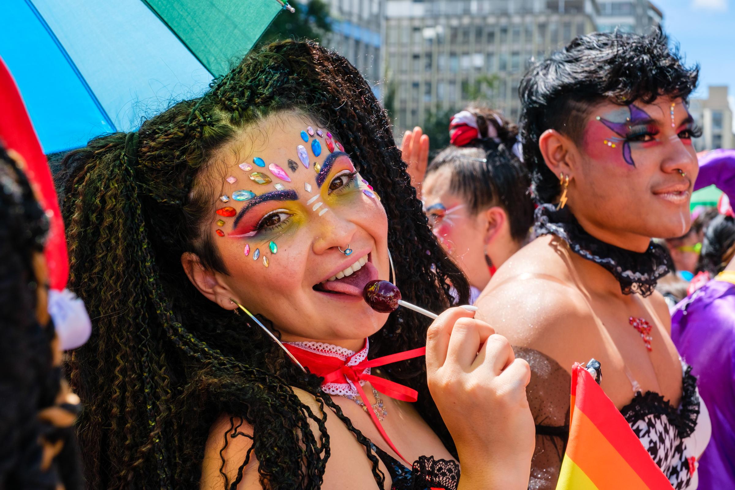 Orgullo 2022 Bogota - Marcha del Orgullo LGBTIQ+ 2022, Bogota, Colombia. PEDRO...