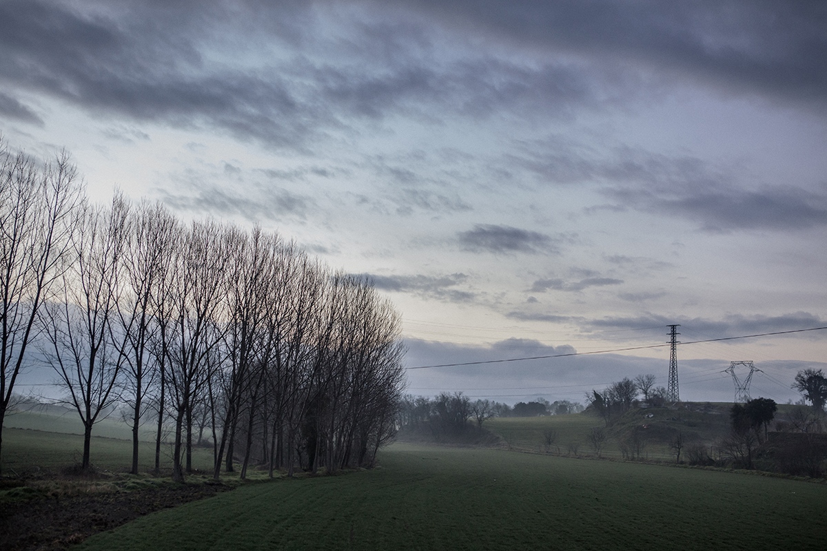  Foggy morning in Manlleu, Plana de Vic. 