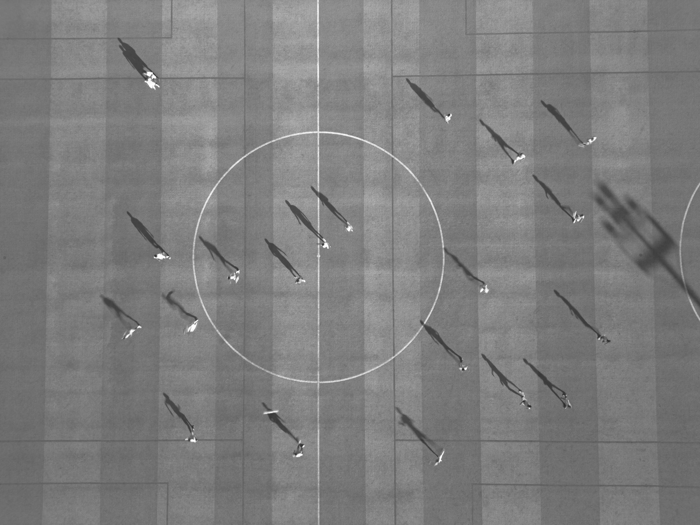Almanzora's dust -   Aerial shot capturing a match at the municipal stadium...