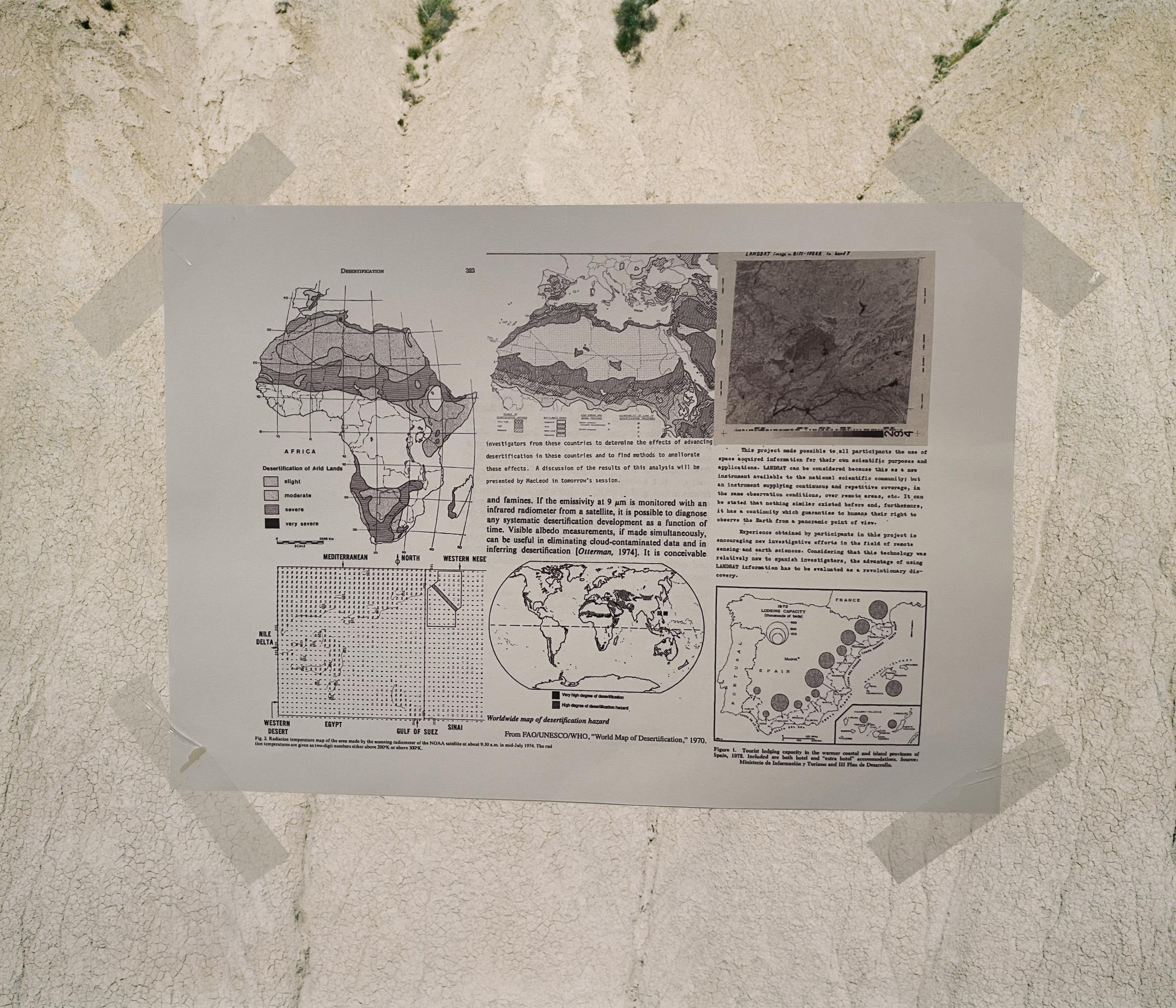 Eroding Franco (Árida) - Archives: Former scientific maps showing desertification...