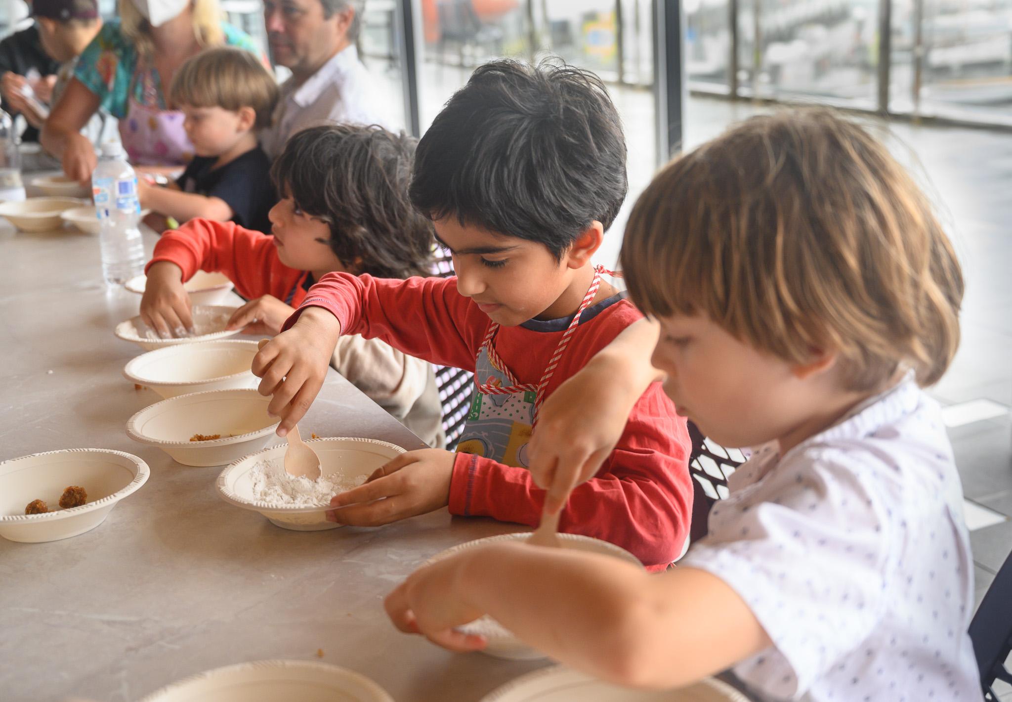 Events  - 4A Kids Cooking workshop with Radha LaBia, making kueh...