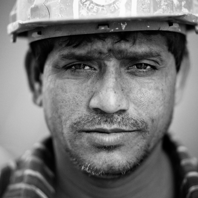  A construction worker from Bangladesh. 