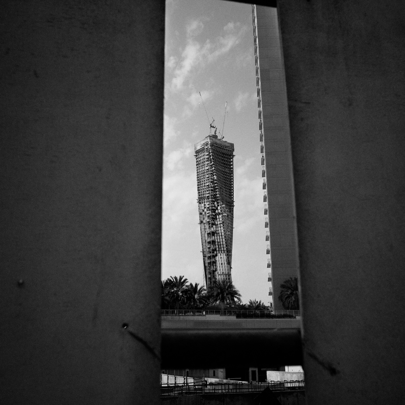 Innominate -  Building under construction at the Dubai Marina.  