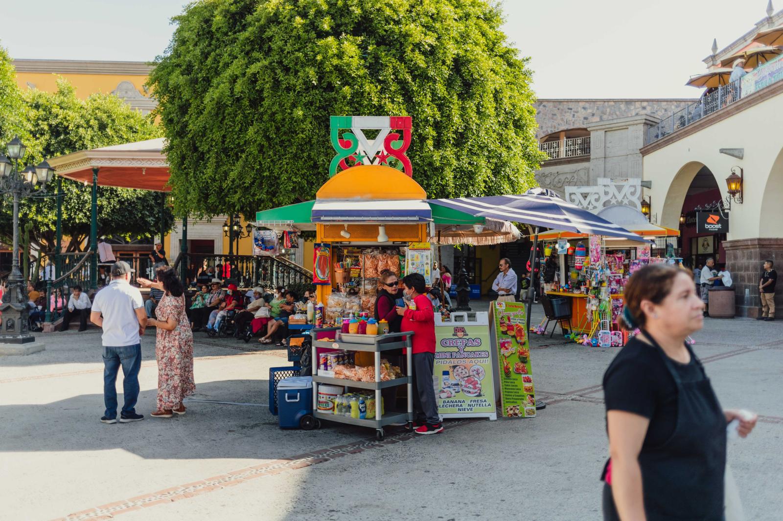 Image from Plaza Mexico - Plaza Mexico has a gazebo in the front of the main...