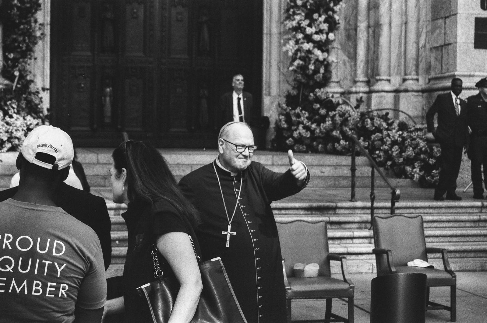 Archbishop Timothy Dolan at the Labor Day Parade 2022