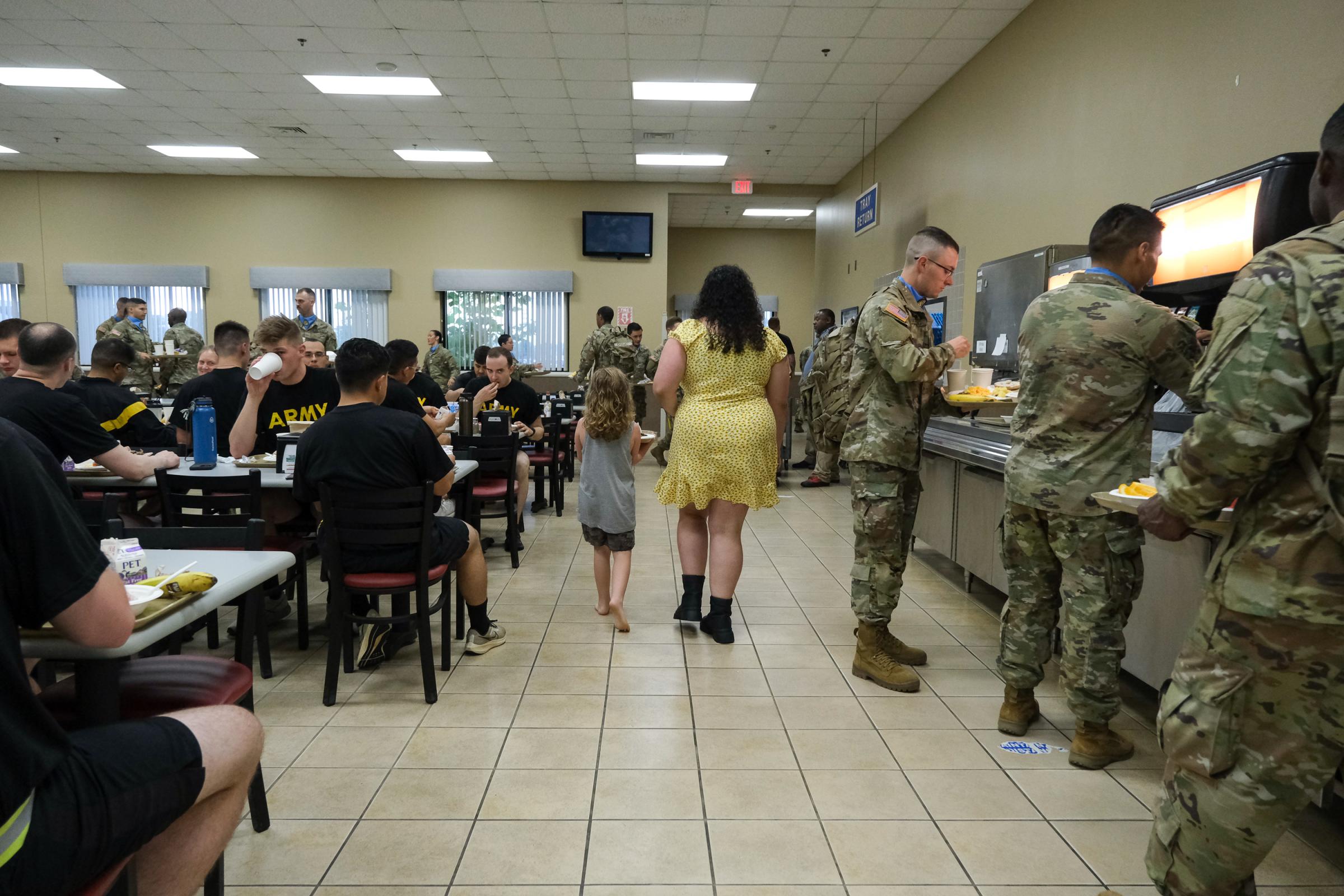 Fort Moore - Although Jasper was excited to try the chow hall, Ms....