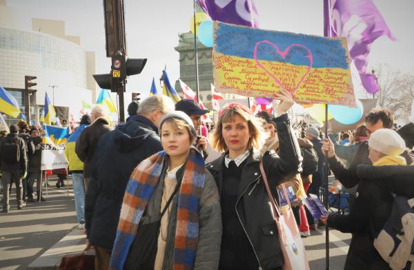 Marche pour l'Ukraine. -   