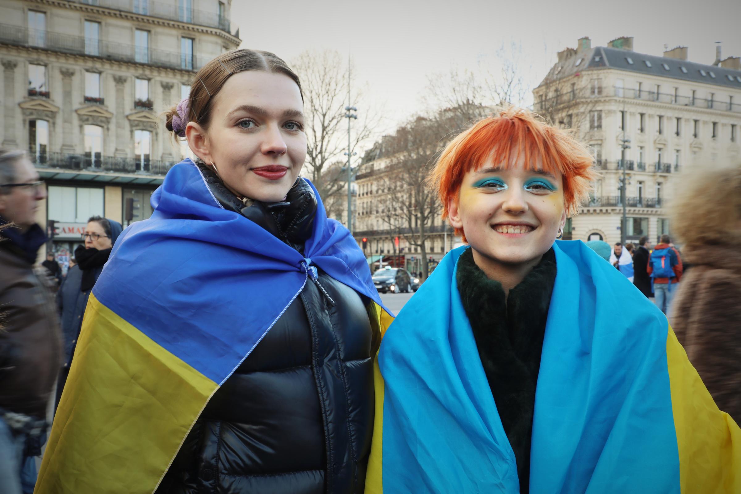 Marche pour l'Ukraine.